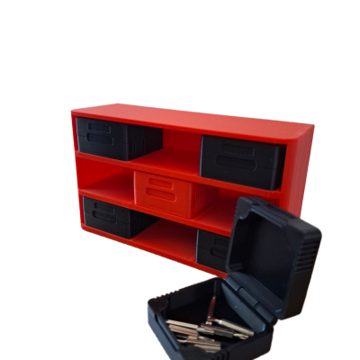 CIS MAGBOX | Organizator modular pentru piese mici (șuruburi, biți, etc.)